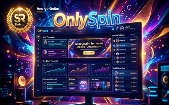 OnlySpin Platform Ana Görünüm